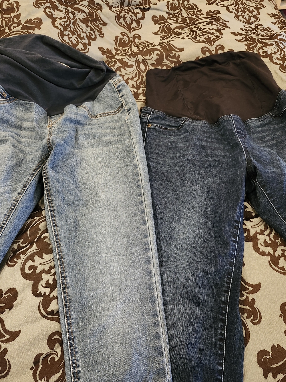 2 Pair Of Maternity Jeans